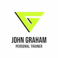 Vetor grátis logo do personal trainer