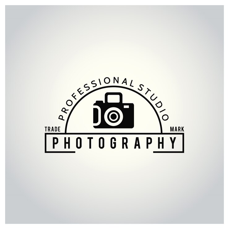 Vetor grátis logo para estúdio de fotografia