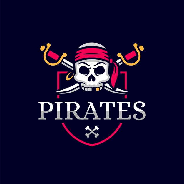 Diseños de logotipos de piratas gratis