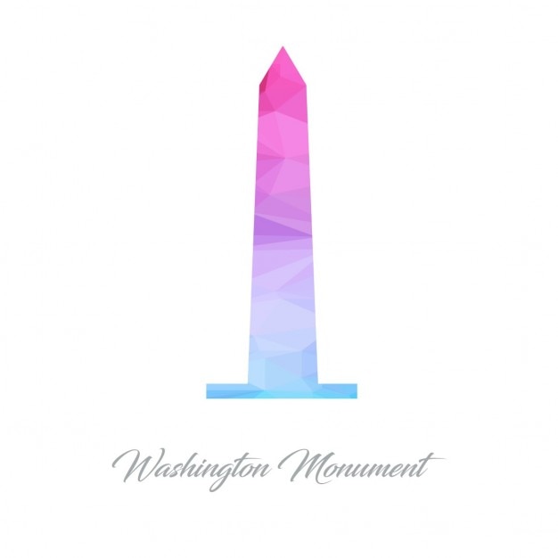 Logo washington monument monumento polygon