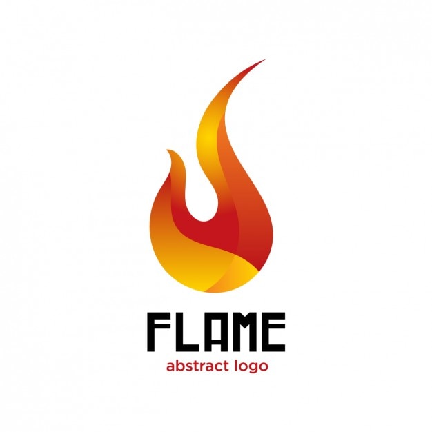 Flame - ilustração do conceito de logotipo vetorial. Sinal de fogo vermelho.  Modelo de logotipo do vetor. Elemento de projeto . imagem vetorial de  serkorkin© 90586914