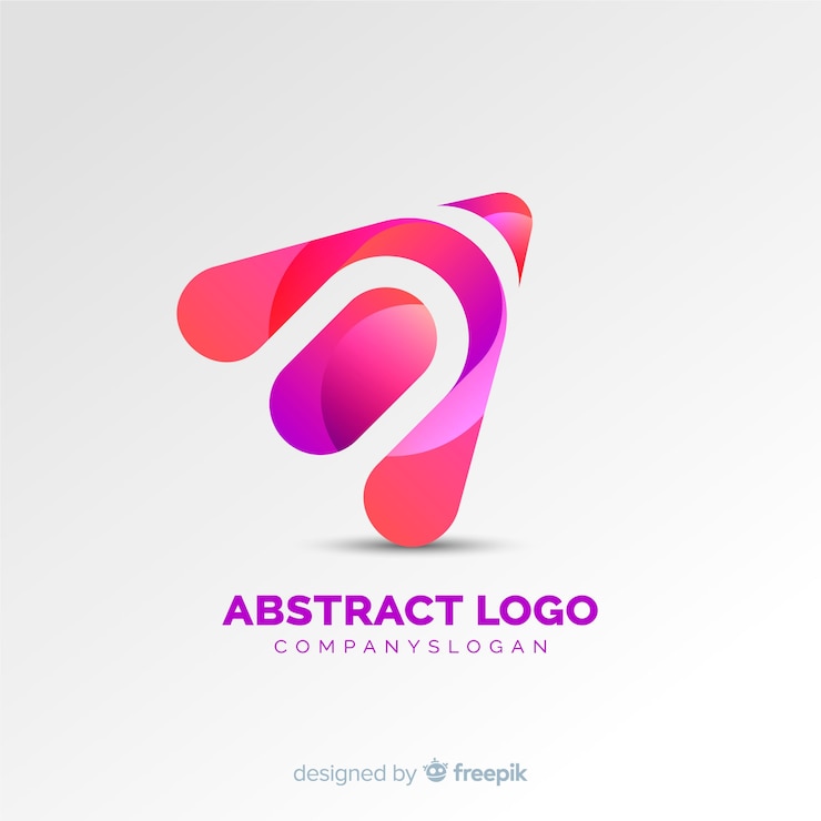 Vetor grátis logotipo abstrato em gradiente