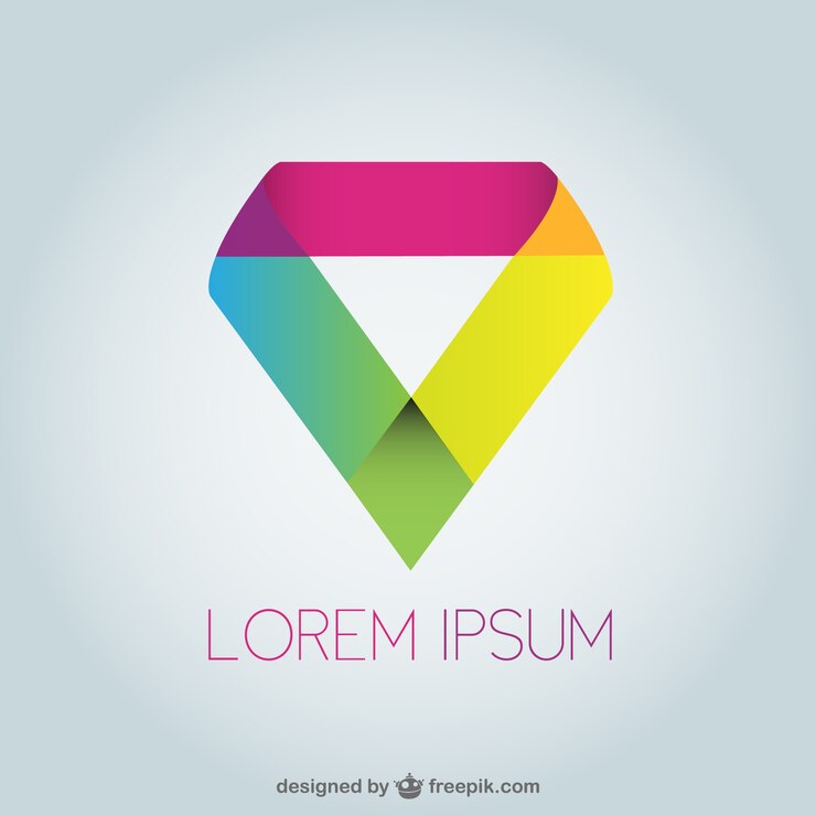Vetor grátis logotipo abstrato livre