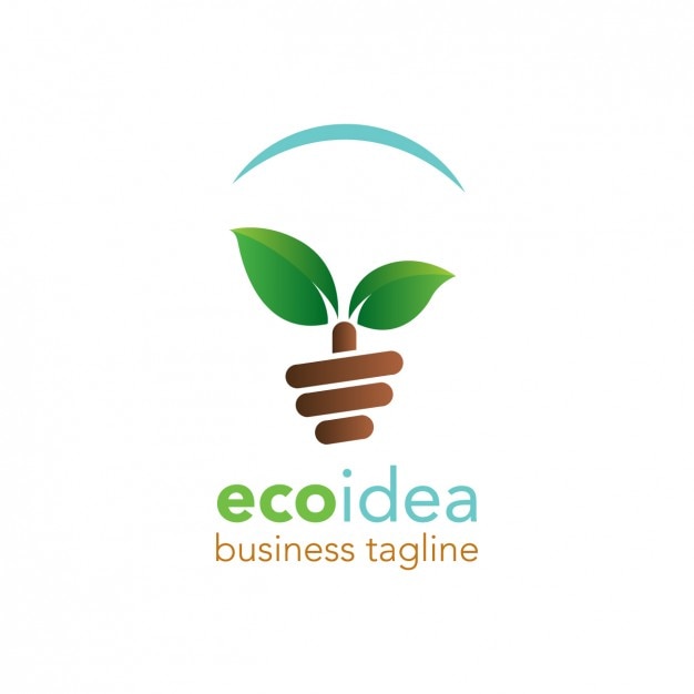 Logotipo amigável eco