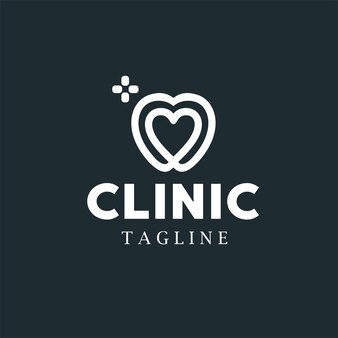 Logotipo clinik love dental monline para marca e empresa