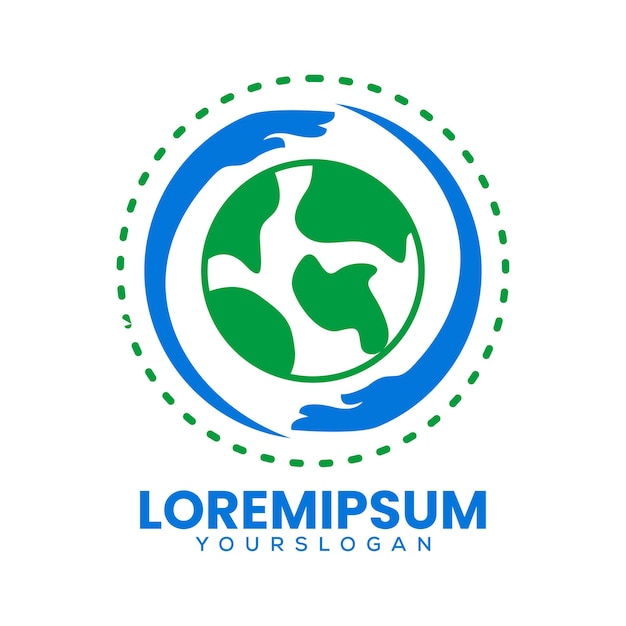 logotipo da comunidade mundial de cuidados com a terra