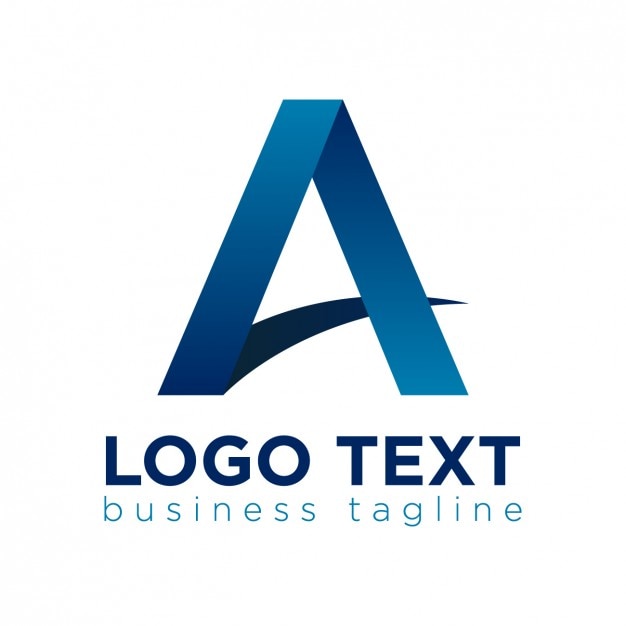 Vetor grátis logotipo da forma letter