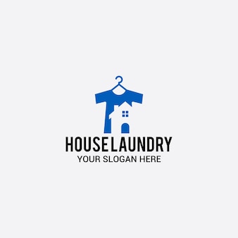 Logotipo da lavanderia doméstica