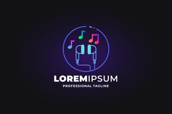 Logotipo da música profissional