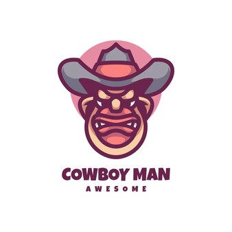 Logótipo de cowboy