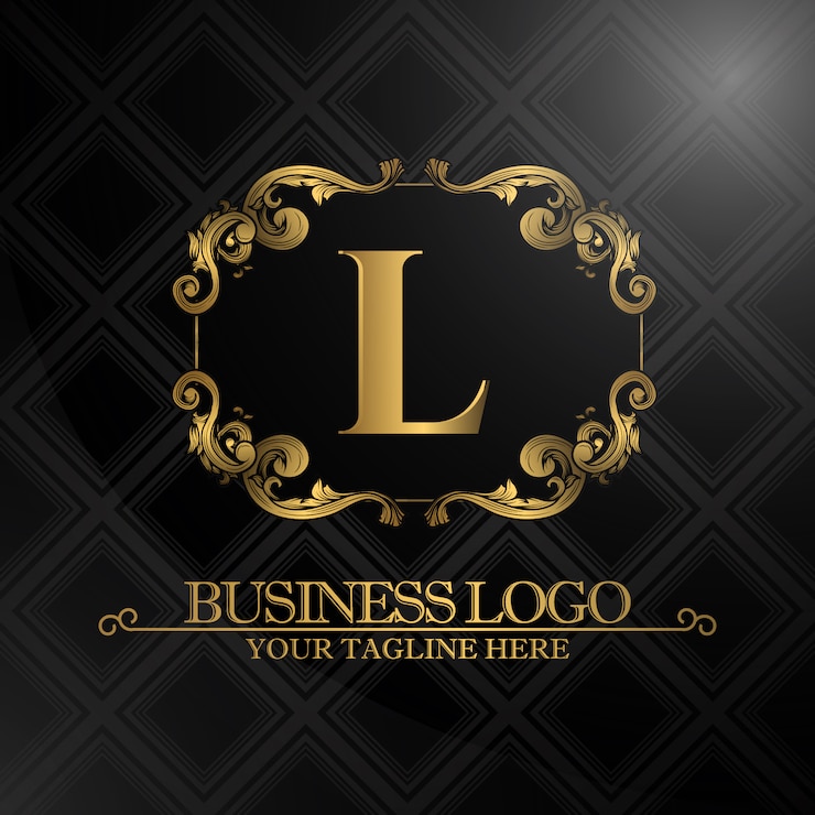 Vetor grátis logotipo de empresas de luxo