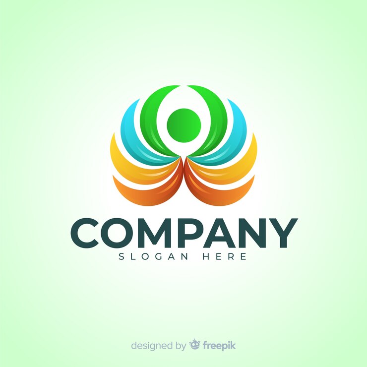 Vetor grátis logotipo de mídia social gradiente