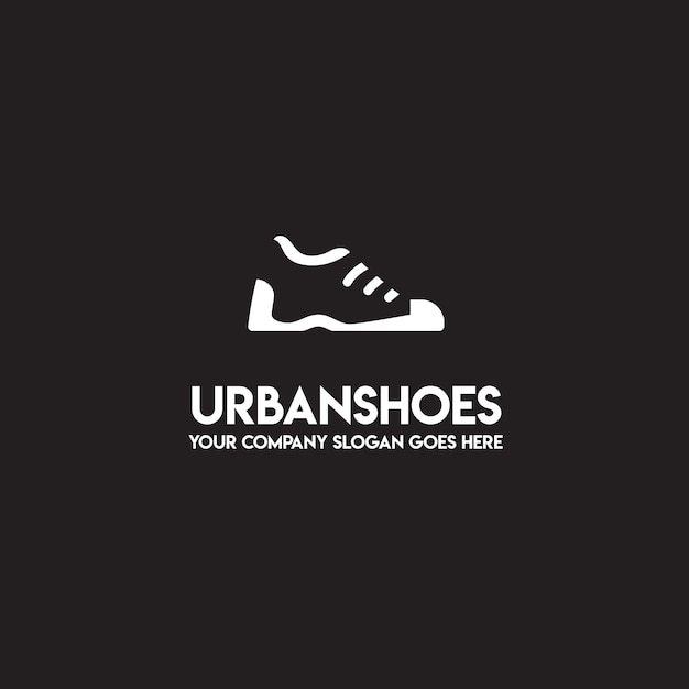 Vetor grátis logotipo de sapatos urbanos