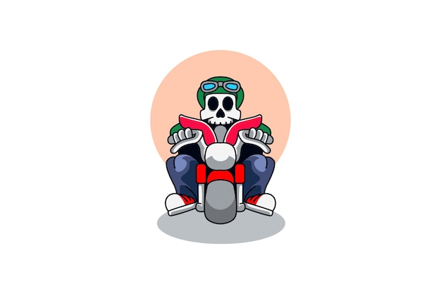 Vetor grátis logotipo do rider mascot