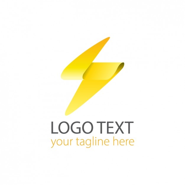 Vetor grátis logotipo iluminação moderna