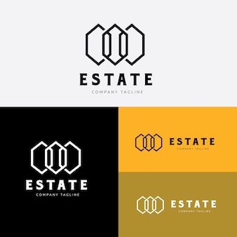 Logotipo imobiliário, logotipo de cuidados domiciliários, propriedade, logotipo da casa, casa e construção, modelo de logotipo vetorial