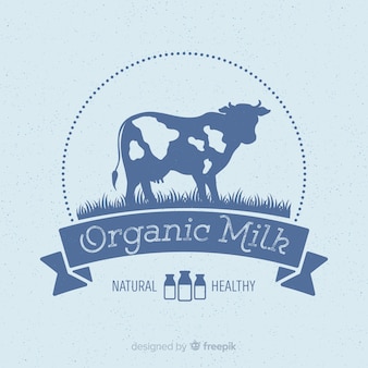 Logotipo leite orgânico