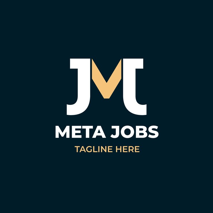 Vetor grátis logotipo monograma mj design plano