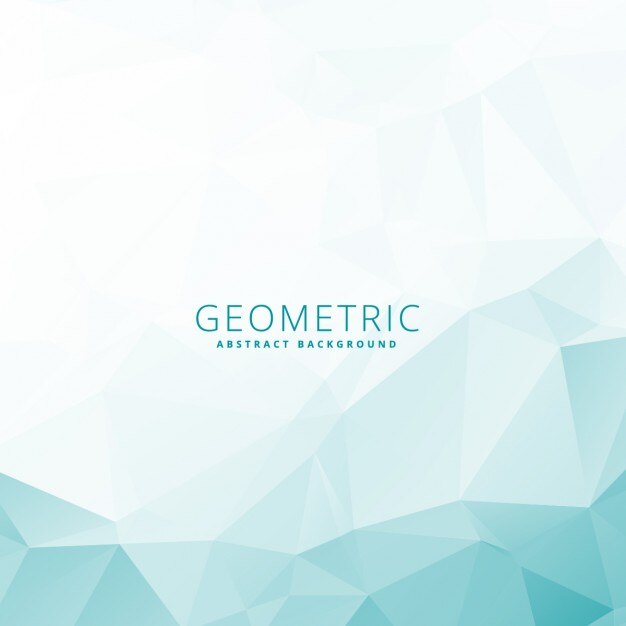 Vetor grátis low poly modelo geométrico