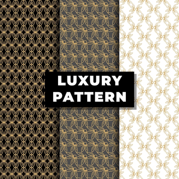 Vetor grátis luxo seamless pattern design