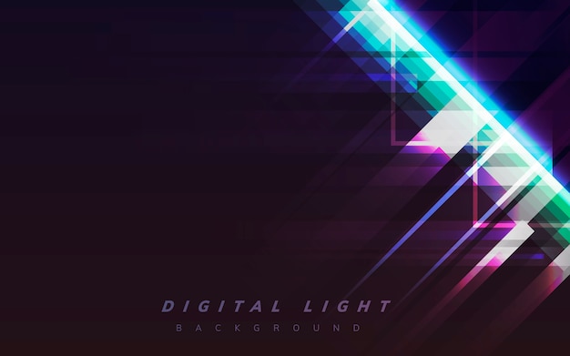 Luz de fundo digital