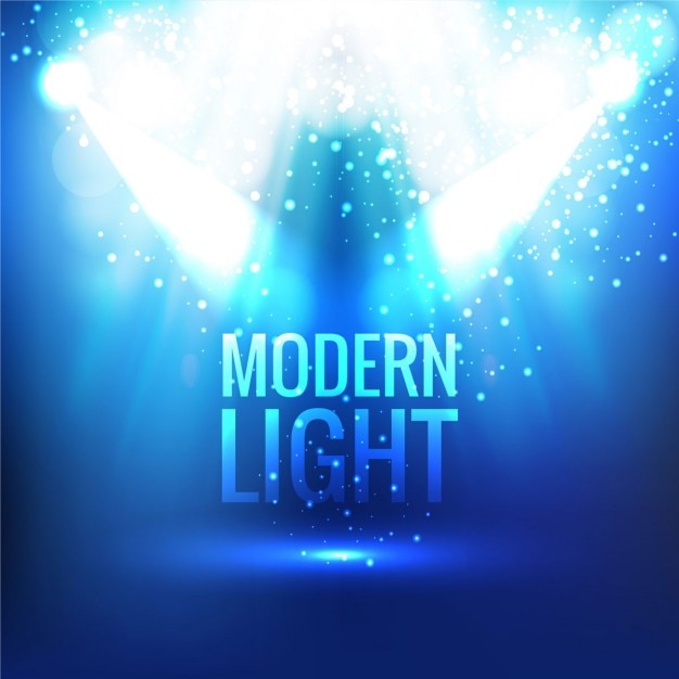 Luzes de fundo moderno