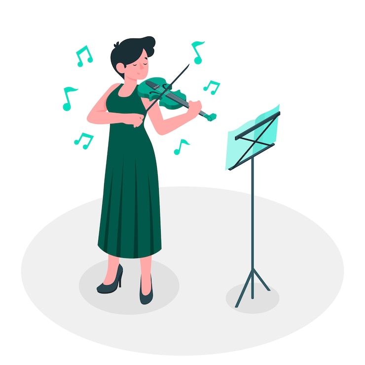 Vetor grátis mais ilustração do conceito de música