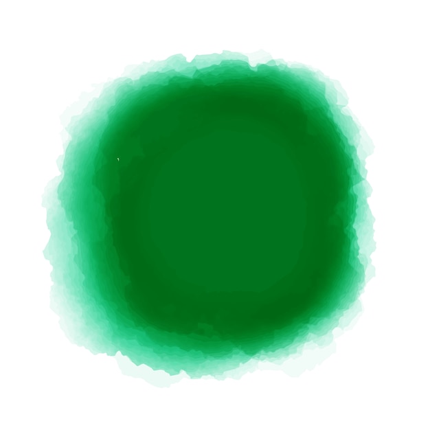 Vetor grátis mancha de aquarela verde