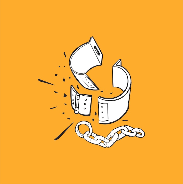 Vetor grátis mão, desenho, ilustração, de, justiça, conceito