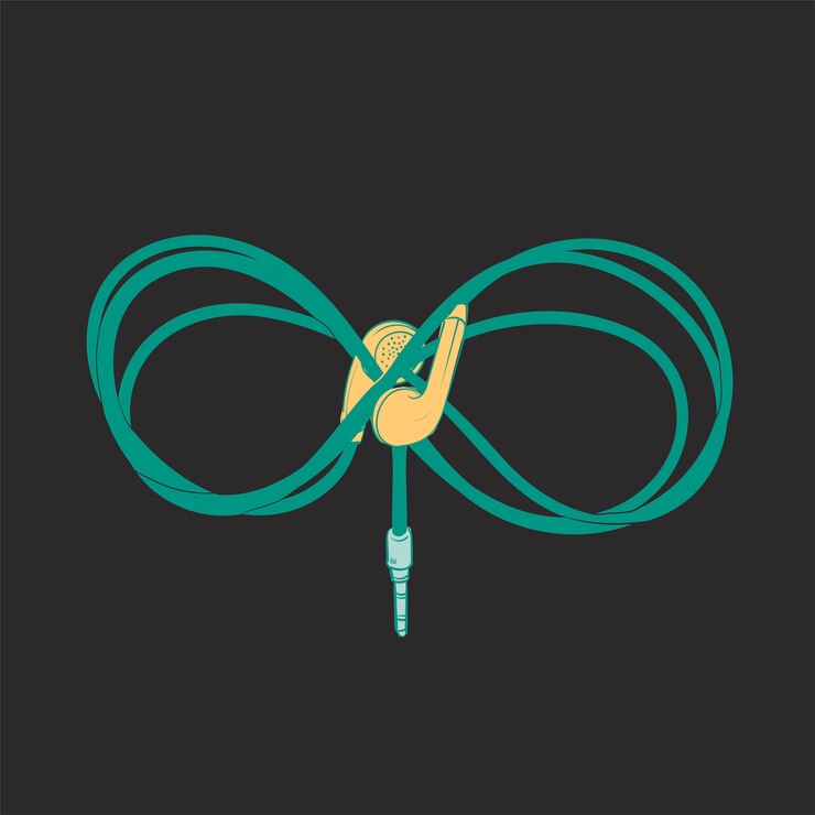 Vetor grátis mão, desenho, ilustração, de, música, entretenimento, conceito