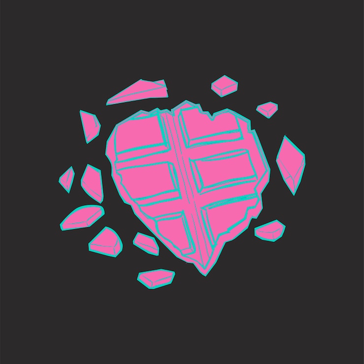 Vetor grátis mão, desenho, ilustração, jogo, de, amor