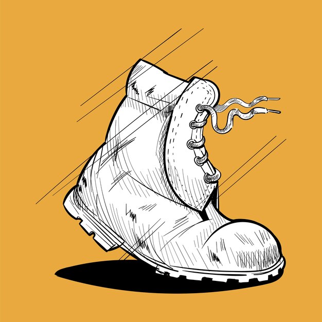 Mão, desenho, ilustração, jogo, de, wanderlust, ícones