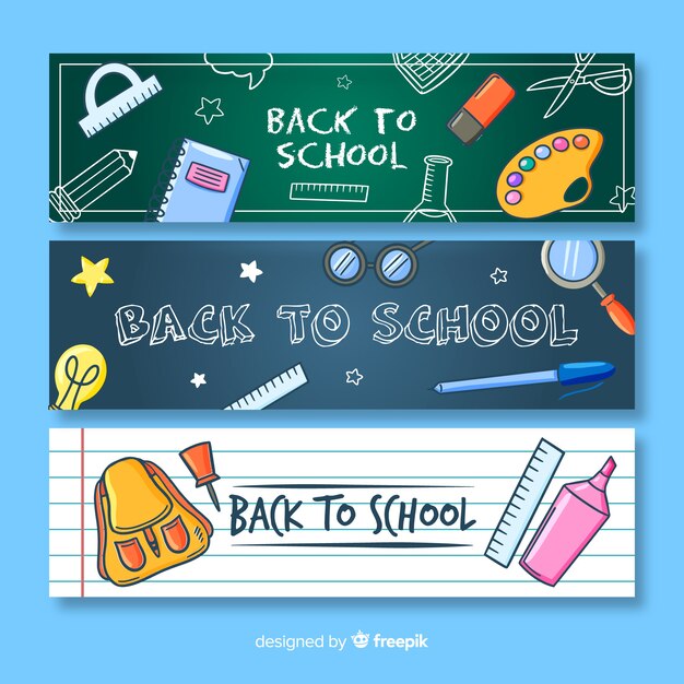 Mão, trazida de volta ao banner da escola