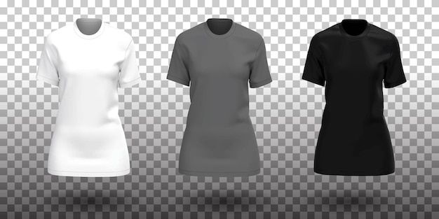 Vetor grátis maquete de camiseta feminina extra longa