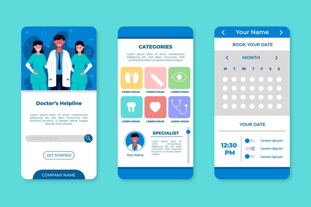 Marcação de consultas para médico