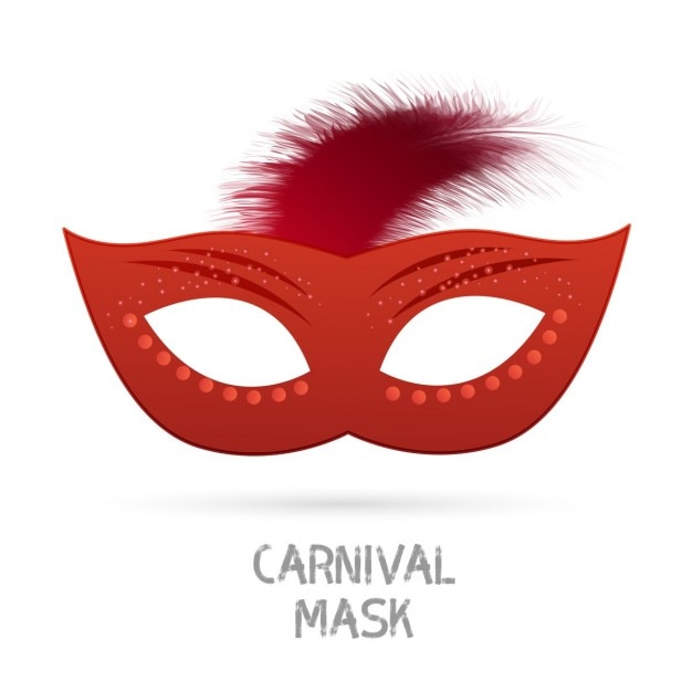 Vetor grátis máscara de carnaval brasil