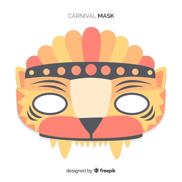 Máscara de carnaval brasileiro
