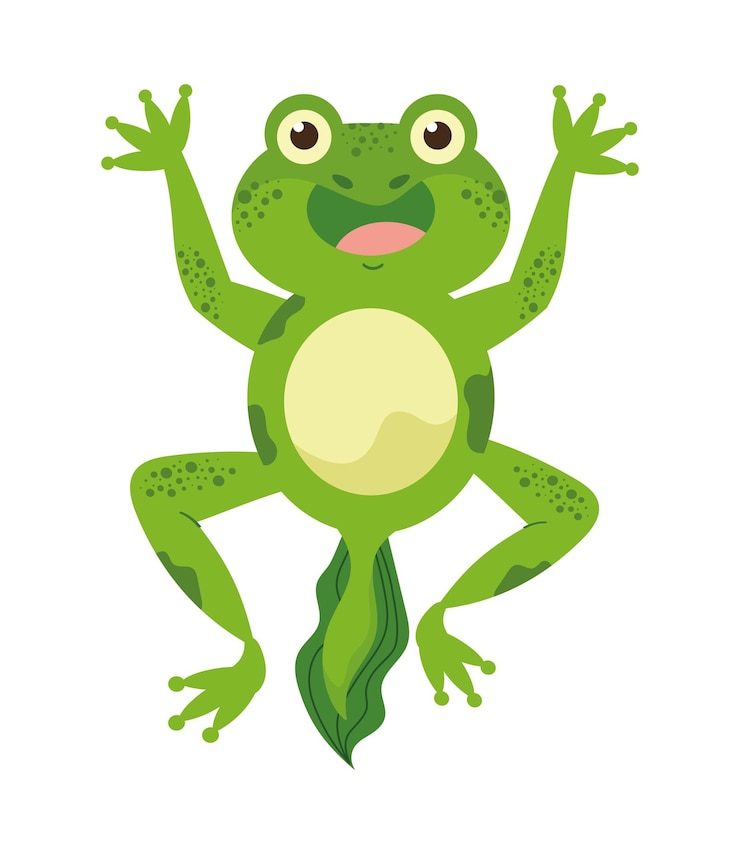 Vetor grátis mascote lagartixa saltadora tropical