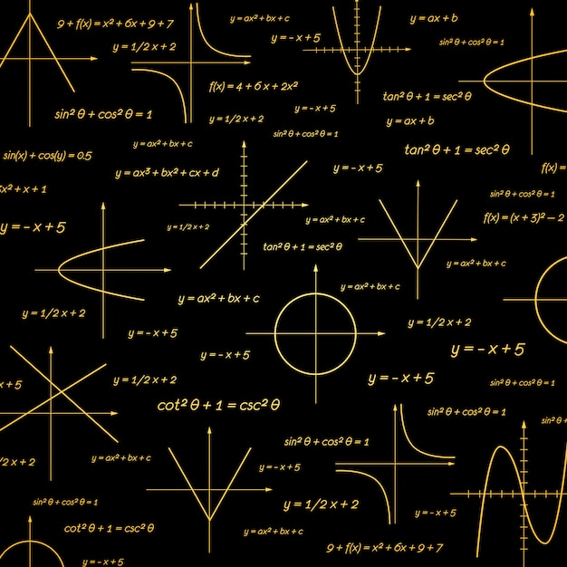 Vetor grátis matemática abstrata