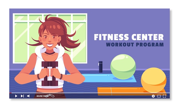 Miniatura do centro de fitness do youtube