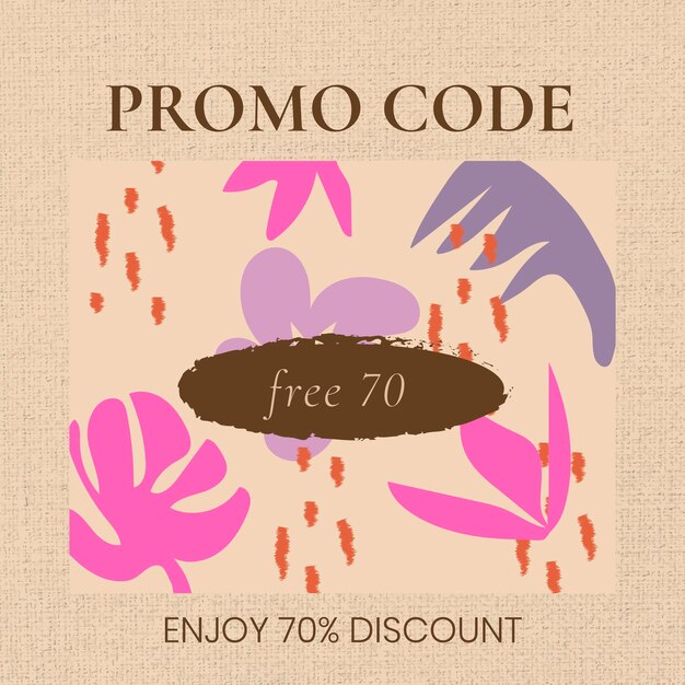 Modelo de anúncio promocional do Instagram, venda editável e vetor de design de marketing