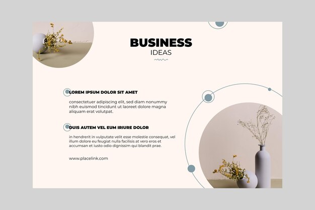 Modelo de banner comercial de marketing