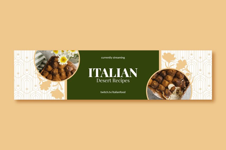 Modelo de banner de contração muscular de restaurante italiano