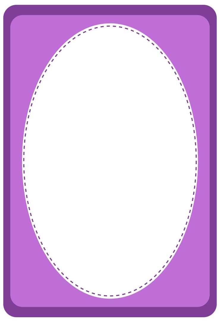 Vetor grátis modelo de banner de formato oval vazio