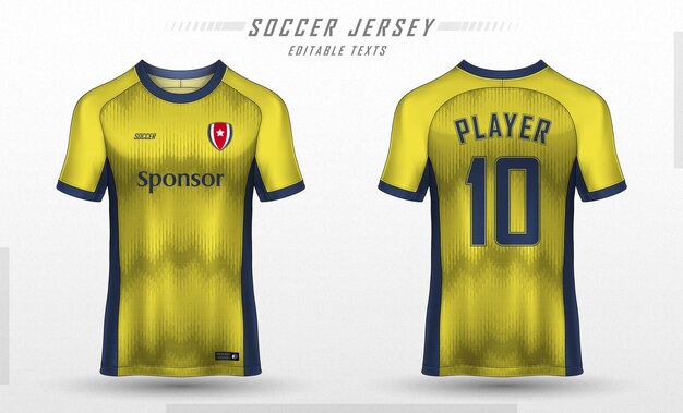 Modelo de camisa de futebol esporte design de camiseta