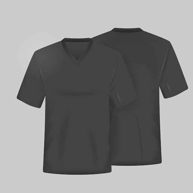 Modelo de camisa preta