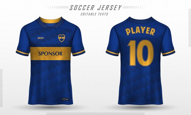 Modelo de camiseta de futebol desenho de camiseta esportiva