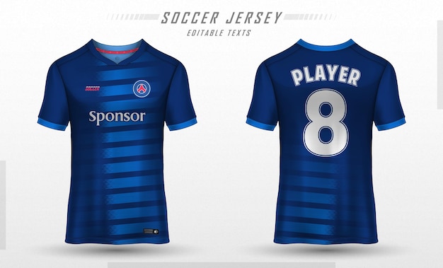 Modelo de camiseta de futebol desenho de camiseta esportiva