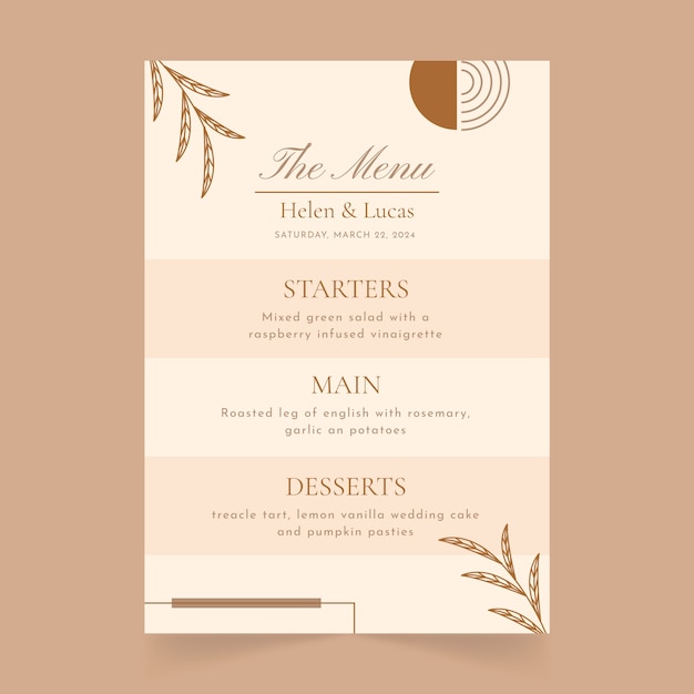 Modelo de cartaz de celebração de casamento