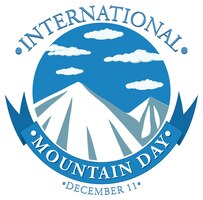 Modelo de cartaz do dia internacional da montanha
